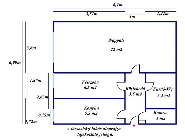 Eladó lakás Szolnok 42 nm