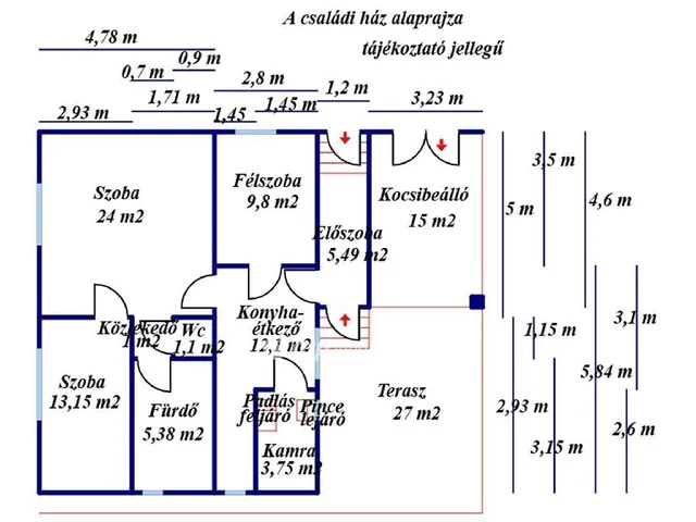 Eladó ház Szolnok 76 nm