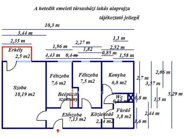 Eladó lakás Szolnok 54 nm