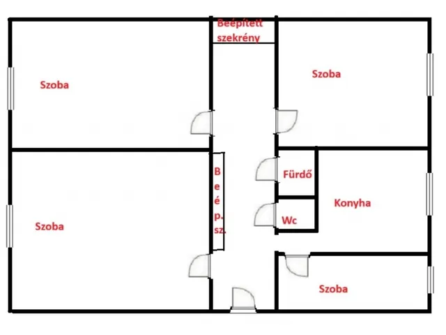 Eladó lakás Debrecen, Vénkert 68 nm