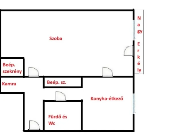 Eladó lakás Debrecen, Libakert 41 nm
