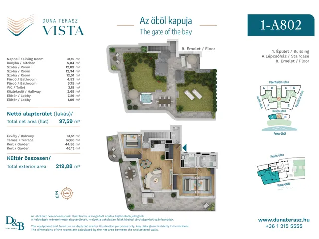 Eladó lakás Budapest XIII. kerület, Cserhalom utca 4. 98 nm