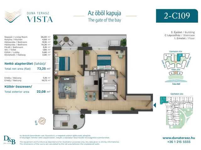 Eladó lakás Budapest XIII. kerület 73 nm