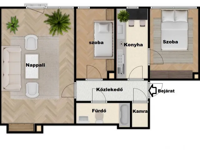 Eladó lakás Esztergom 51 nm