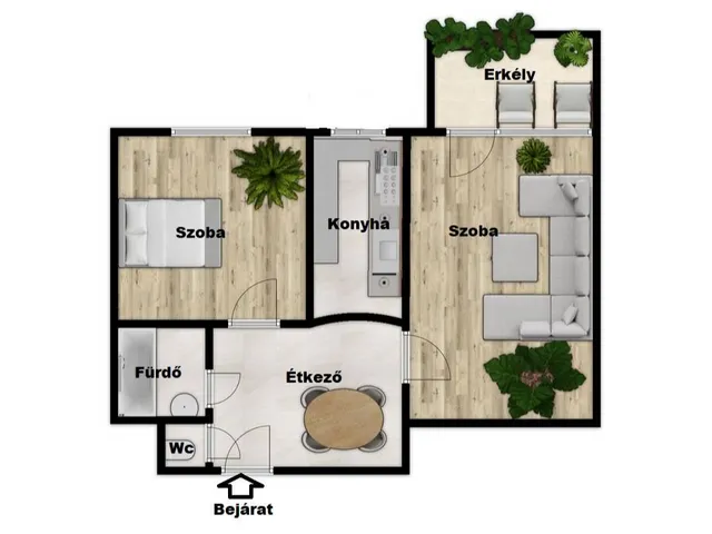 Eladó lakás Budapest III. kerület 49 nm