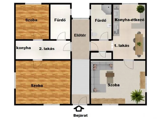 Eladó lakás Tát 45 nm