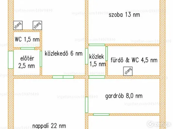 Eladó lakás Budapest X. kerület, Laposdűlő 88 nm