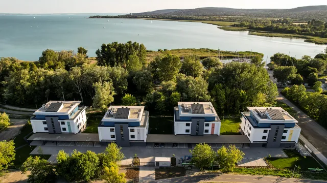 Eladó új építésű lakópark Balatonfűzfő, Fűzliget sétány u. 1. 48 nm