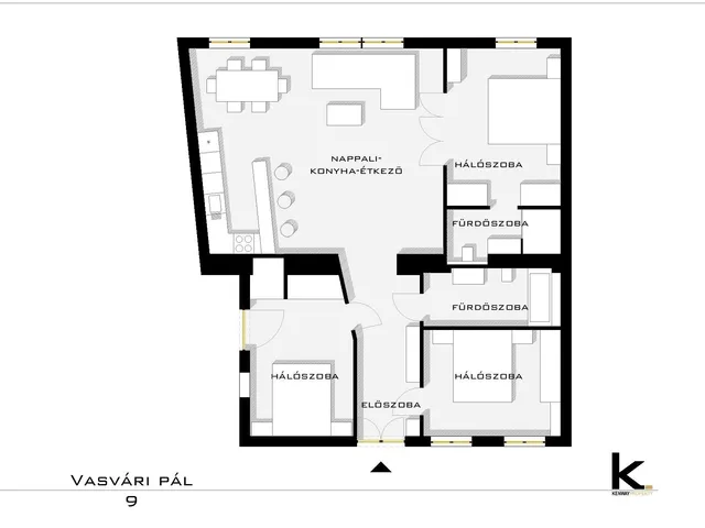 Eladó lakás Budapest VI. kerület, Vasvári Pál utca 100 nm