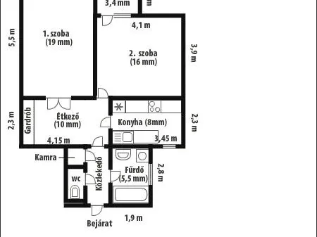 Kiadó lakás Budapest VIII. kerület, Mária utca 65 nm