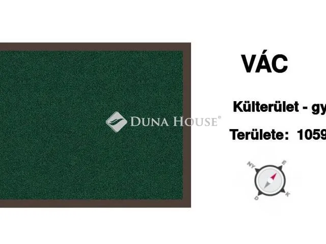 Eladó telek Vác, Külterület 10594 nm