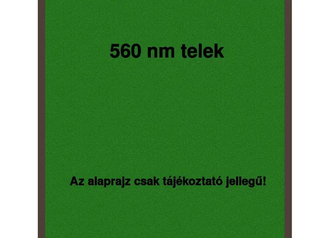 Eladó telek Vácrátót 560 nm