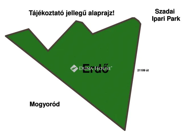 Eladó telek Szada 47200 nm