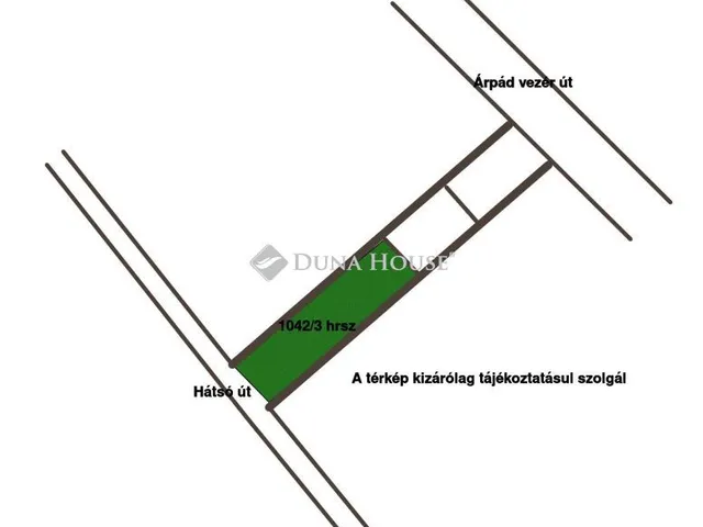 Eladó telek Kisköre, Árpád vezér út 2855 nm