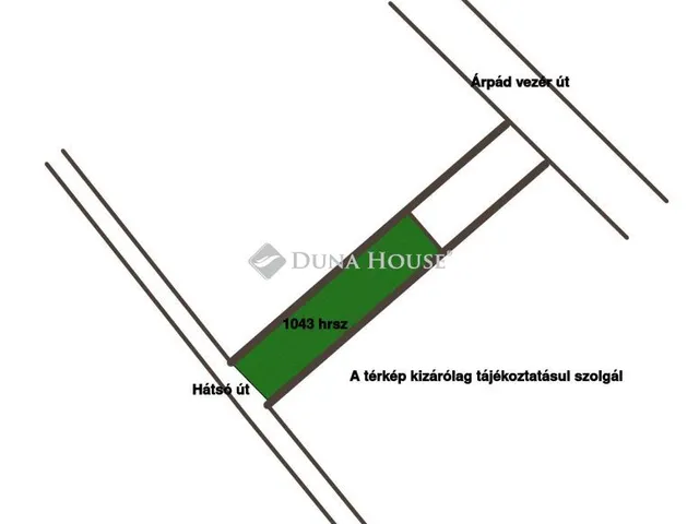 Eladó telek Kisköre, Árpád vezér út 3386 nm