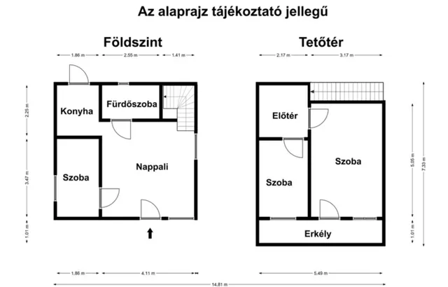 Eladó üdülő és hétvégi ház Jászárokszállás 75 nm