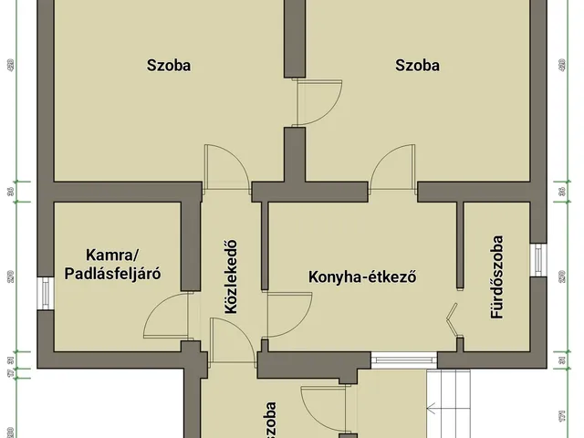 Eladó ház Rózsaszentmárton 61 nm