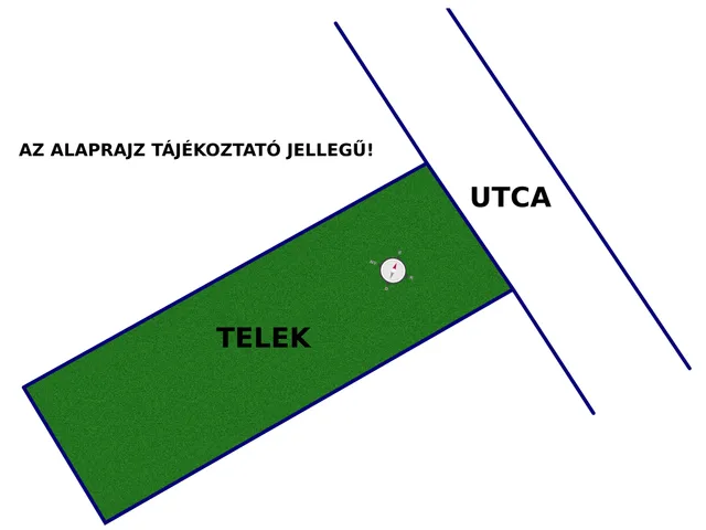 Eladó telek Albertirsa 1194 nm