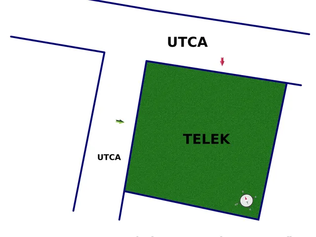 Eladó telek Cegléd 555 nm