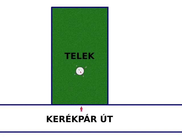 Eladó telek Cegléd 865 nm