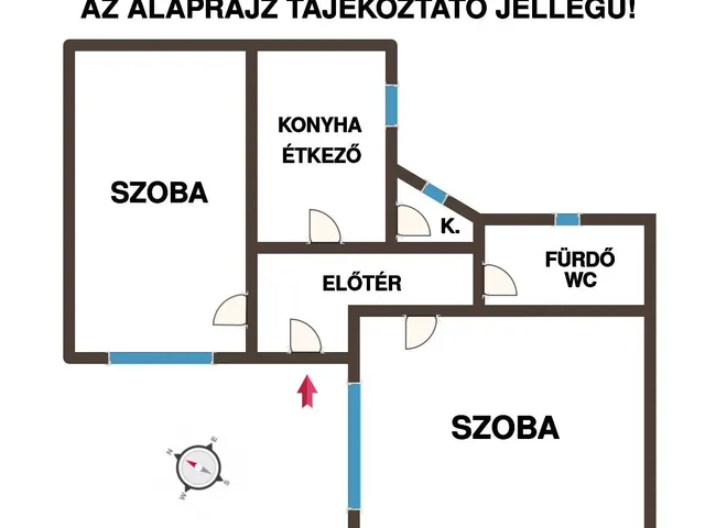 Eladó lakás Budapest VIII. kerület 60 nm