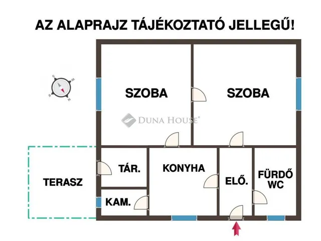 Eladó ház Dánszentmiklós 58 nm