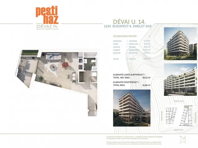 Eladó lakás Budapest XIII. kerület, Angyalföld 38 nm