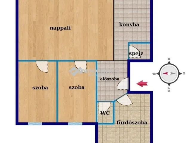 Eladó lakás Teskánd 80 nm