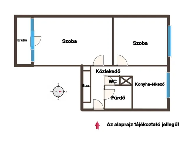 Eladó lakás Zalaegerszeg, Kertváros 56 nm