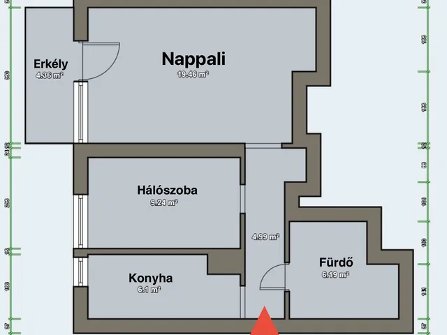 Eladó lakás Budapest XVI. kerület, Rákosszentmihály 46 nm