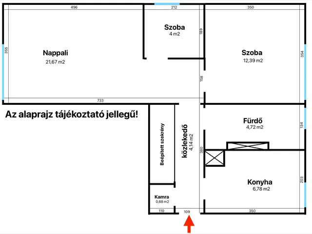 Eladó lakás Budapest X. kerület, Óhegy 55 nm