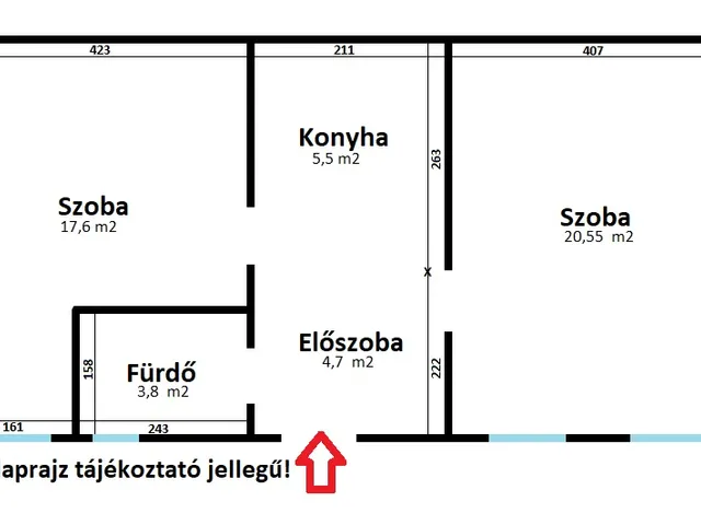 Eladó lakás Budapest VII. kerület, Belső-Erzsébetváros 52 nm