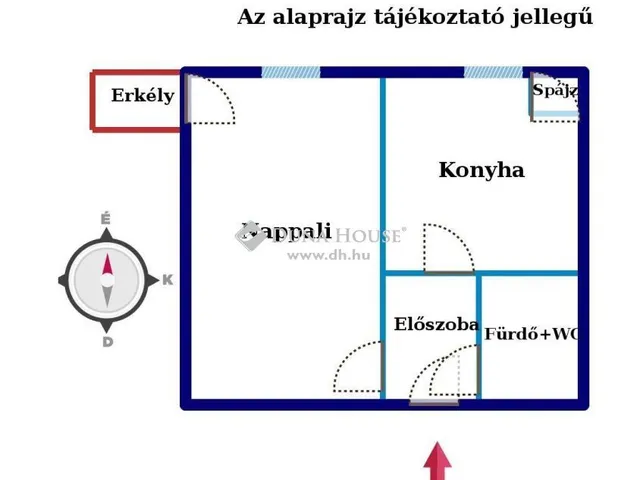 Eladó lakás Nagykanizsa 38 nm