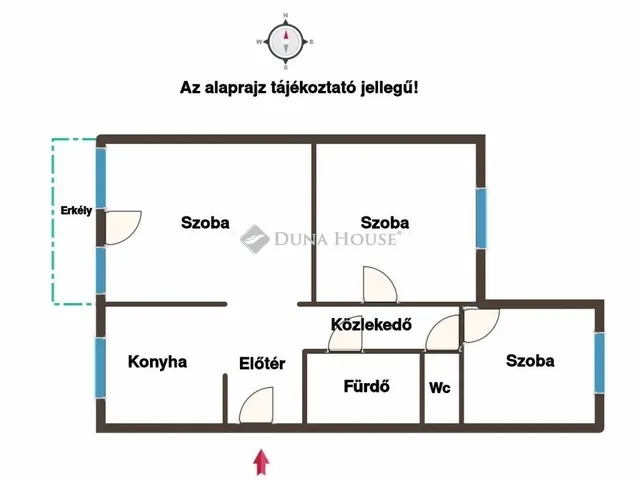 Eladó lakás Nagykanizsa 62 nm