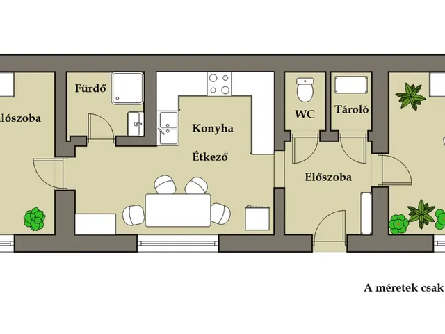 Eladó lakás Petőfibánya 58 nm