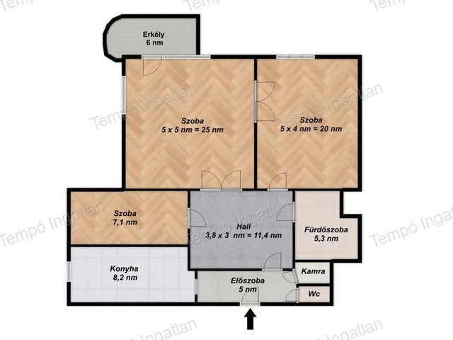 Eladó lakás Budapest II. kerület, Pasarét, Torockó köz 84 nm