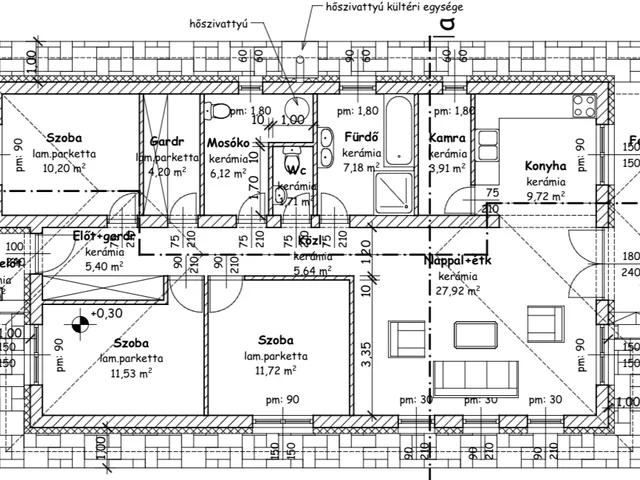 Eladó ház Nyírpazony 105 nm