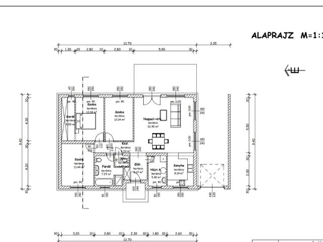 Eladó ház Nyíregyháza 110 nm