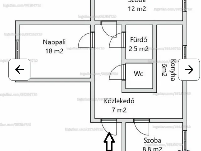 Eladó lakás Nyíregyháza 55 nm