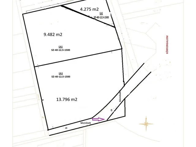Eladó telek Eger 27553 nm