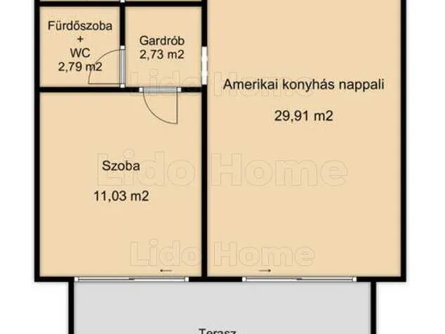 Eladó lakás Balatonfüred 52 nm