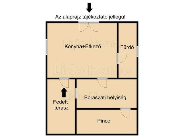 Eladó nyaraló Alsóörs 45 nm