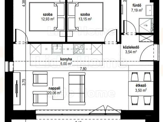 Eladó lakás Balatonszepezd 55 nm