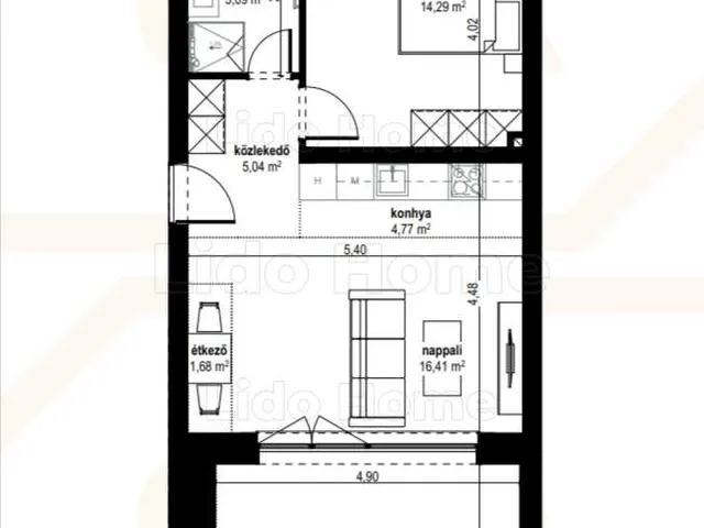 Eladó lakás Balatonszepezd 47 nm