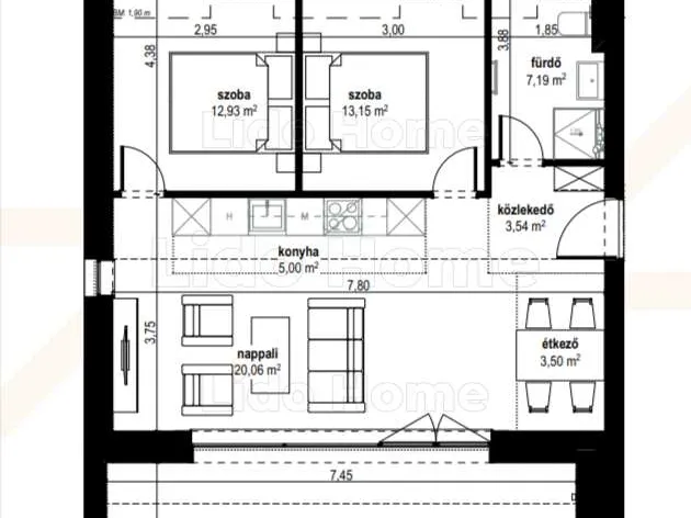 Eladó lakás Balatonszepezd 55 nm