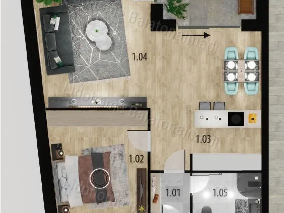 Eladó lakás Balatonalmádi 67 nm