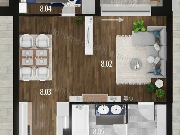 Eladó lakás Balatonalmádi 65 nm