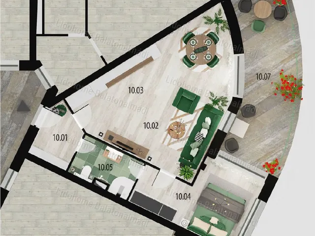 Eladó lakás Balatonalmádi 77 nm