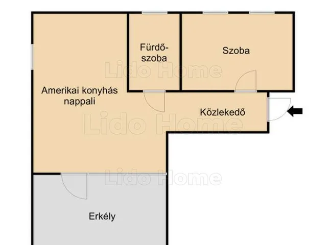 Kiadó lakás Balatonfüred, Belváros 52 nm