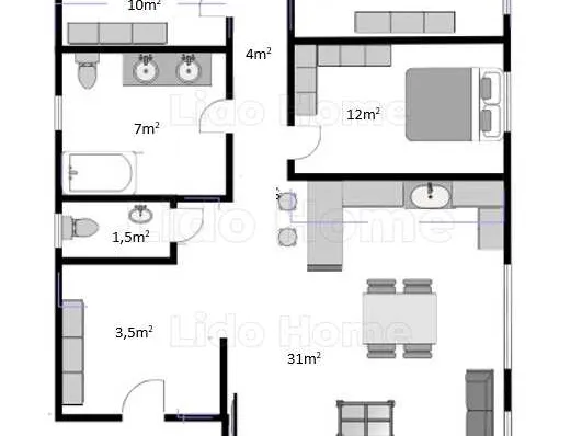 Eladó ház Királyszentistván 70 nm